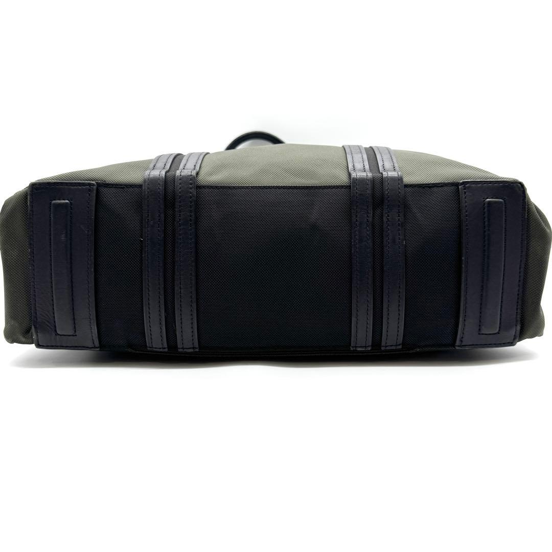 【良品】TUMI 日本限定 トートバッグ JARVIS カーキ 肩掛け トゥミ