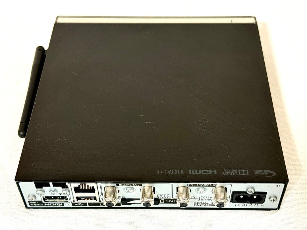 【美品・送料無料】パナソニックディスプレイ付HDDレコーダー UN-JL10T1