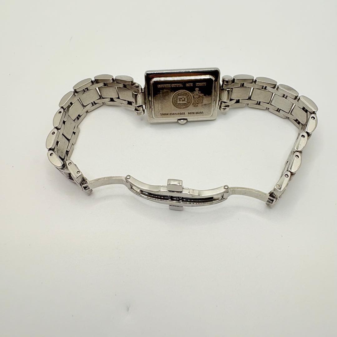 FENDI フェンディ 稼働 腕時計 シルバー 希少 レディース レア スクエア