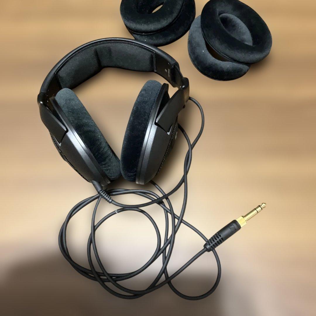 有線ヘッドホン 交換用イヤーパッド付き