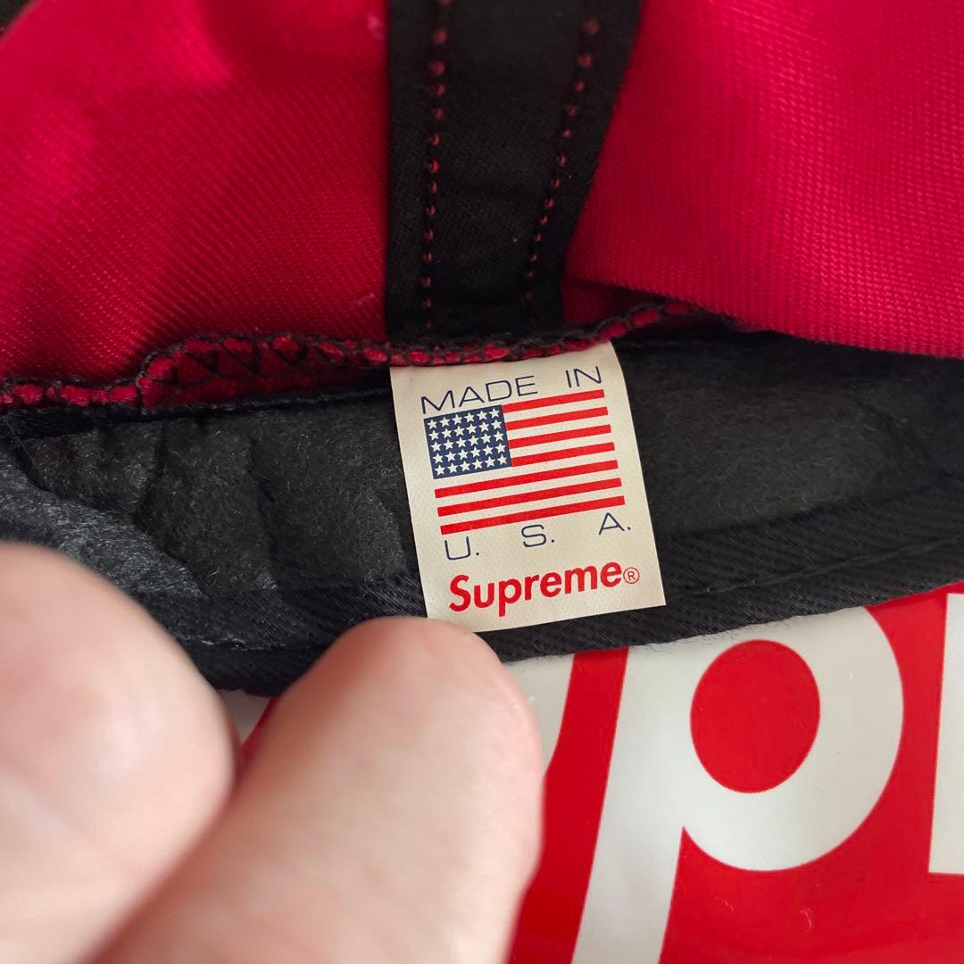 Supreme Sロゴ レッドキャップ