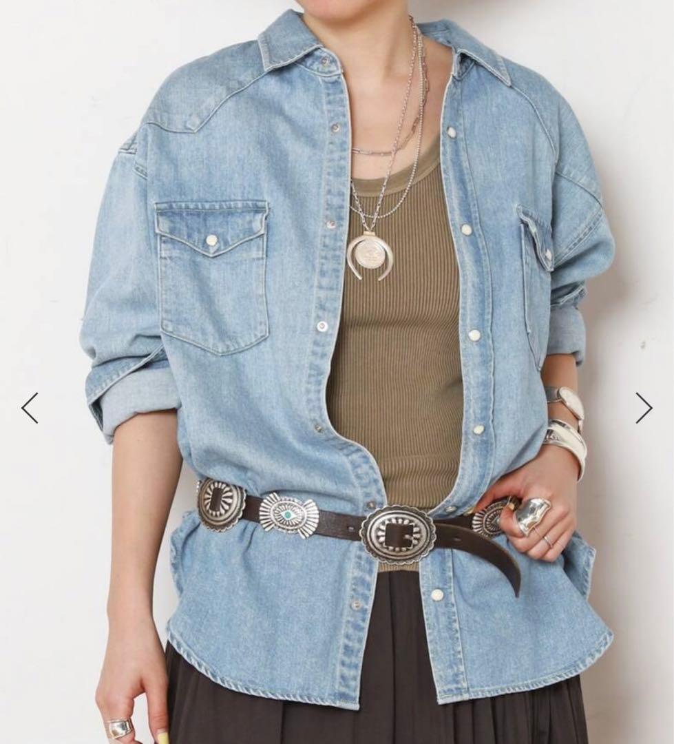 【PUNTOVITA/プントヴィータ】　CONCHO レザーベルト