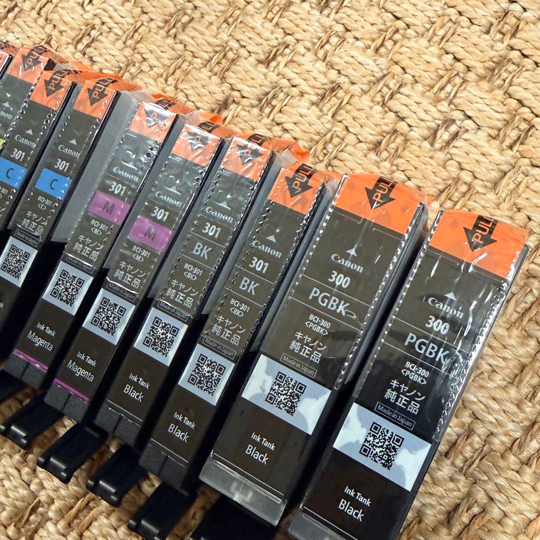 Canon 純正 インク BCI-301 PGBK-300 5色 2セット