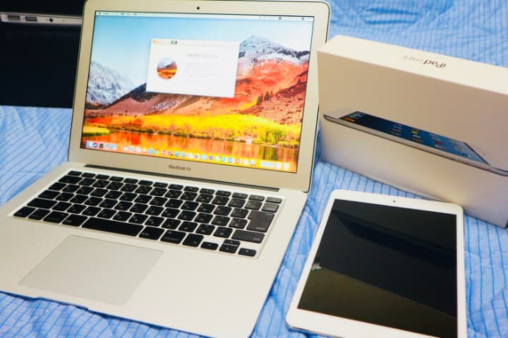 MacBook本体 MacBook Air 13inch & iPad mini