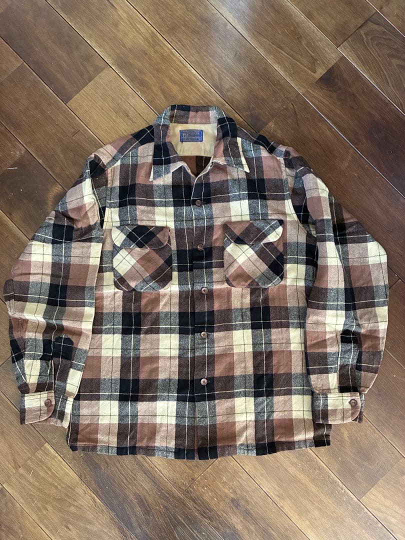 vintage 50s Pendleton ボードシャツ Mサイズ