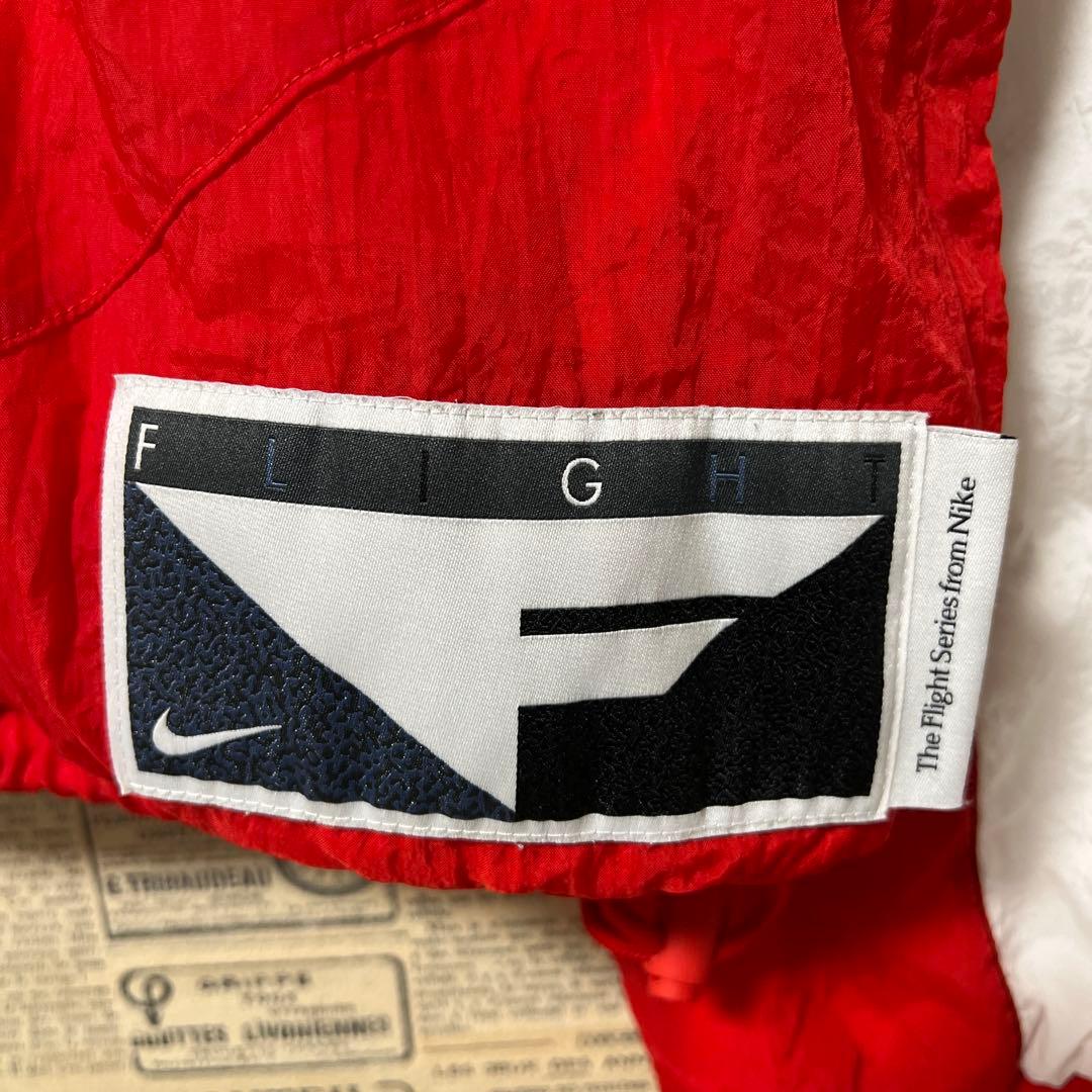 美品　NIKE FLIGHT ナイロンセットアップ　ハーフジップ　XL