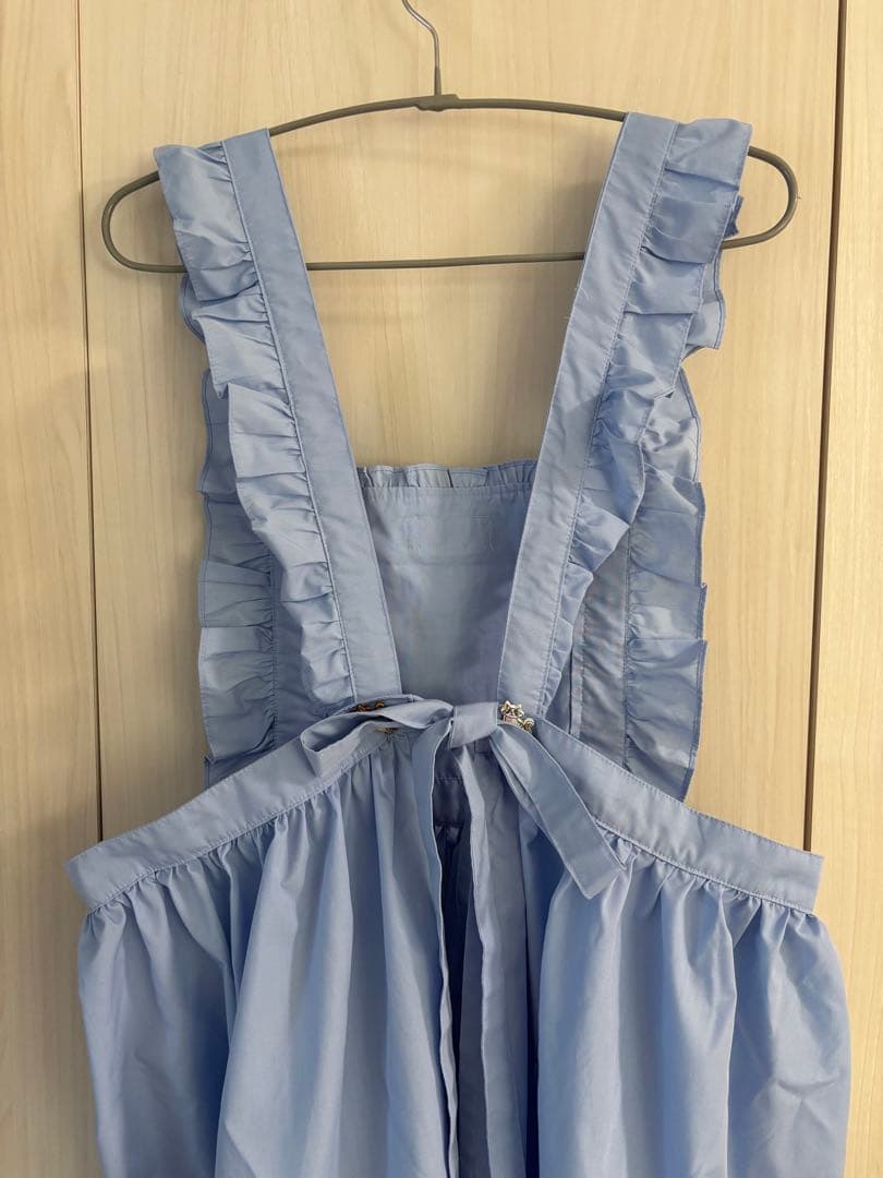 モモコハウス　アリスブルー　エプロン　ロング