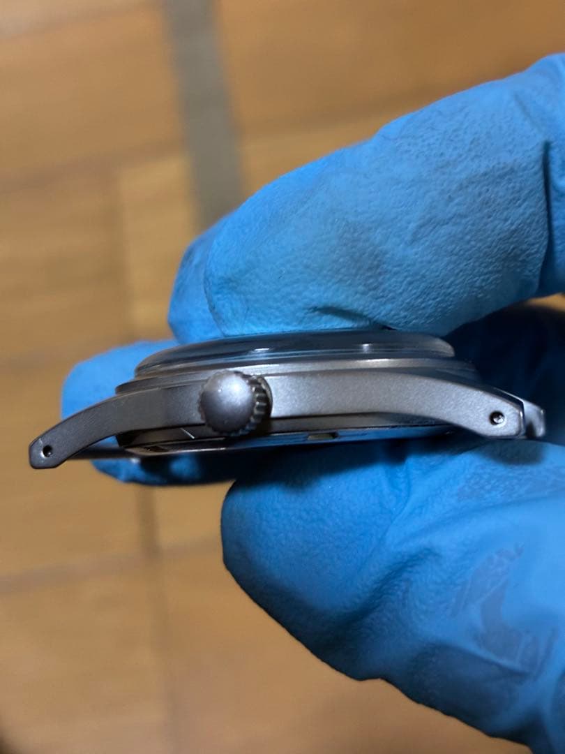 HAMILTON カーキ 9797 クォーツ 黒文字盤 電池交換済み 可動品