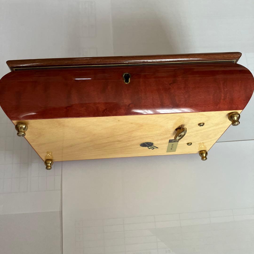 イタリア製象嵌【Demain(ドマン)】ジュエリーボックス オルゴール付き