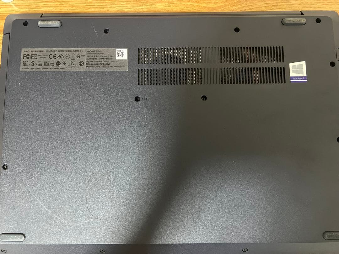 Windowsノート本体 Lenovo ideapad L3 15iml05 i5-10210u