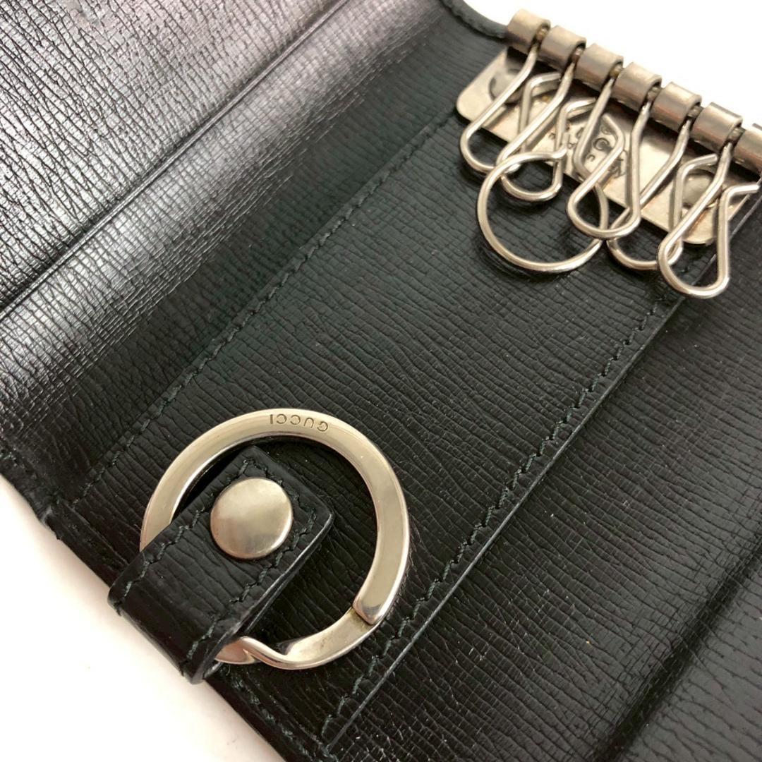 GUCCI グッチ GGキャンバス キーケース ブラック レディース ブランド