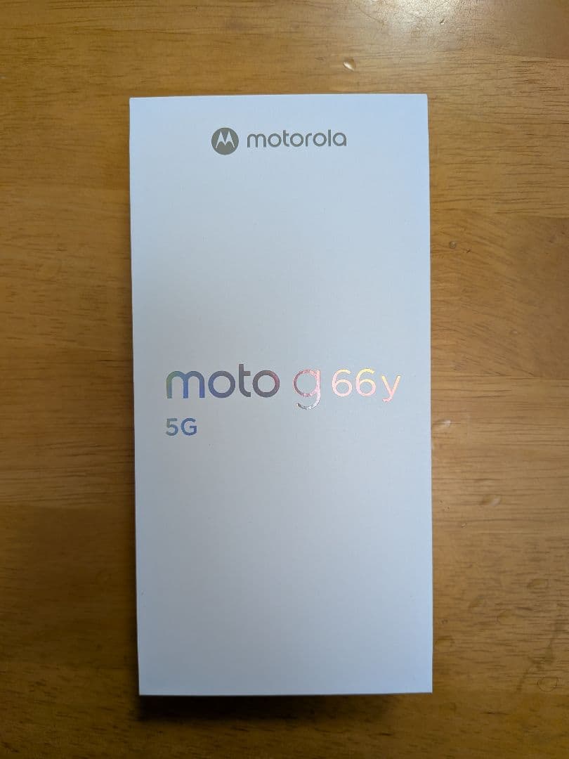 新品未使用　モトローラ　moto g66y 5G 本体
