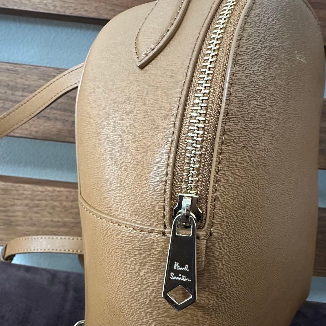 ポールスミス レザーミニリュック Paul Smith 茶 うさぎ