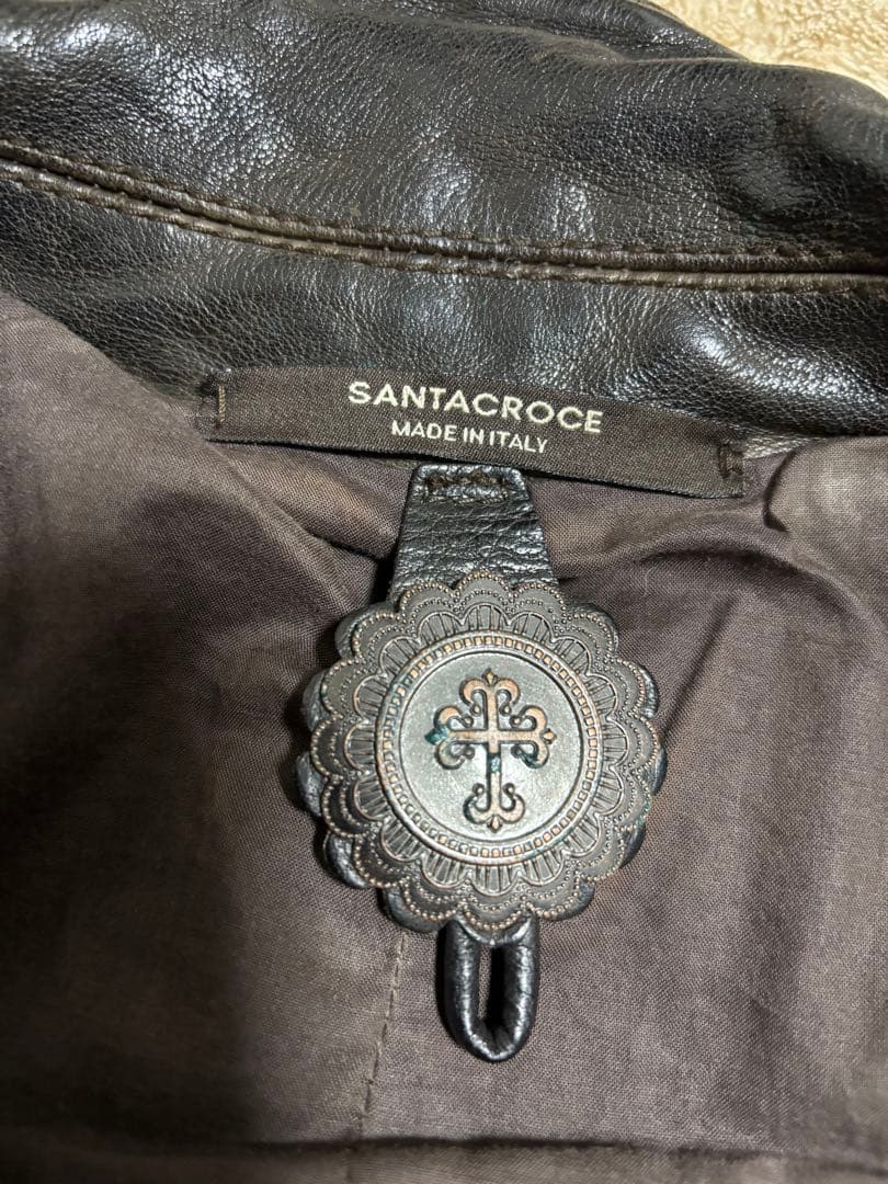 サンタクローチェレザーライダースジャケット