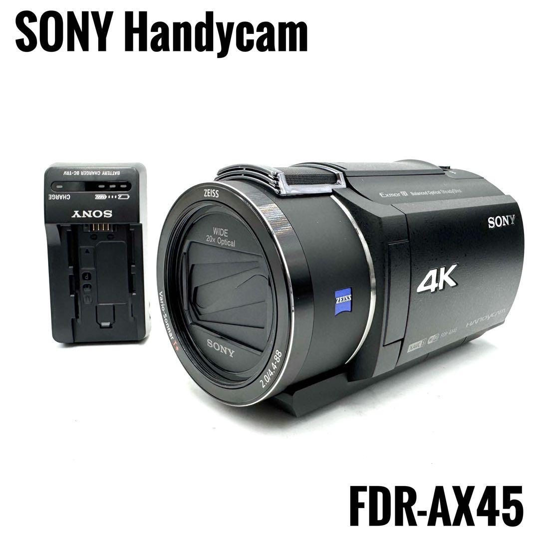 美品 Sony 4K ハンディカム Handycam FDR-AX45