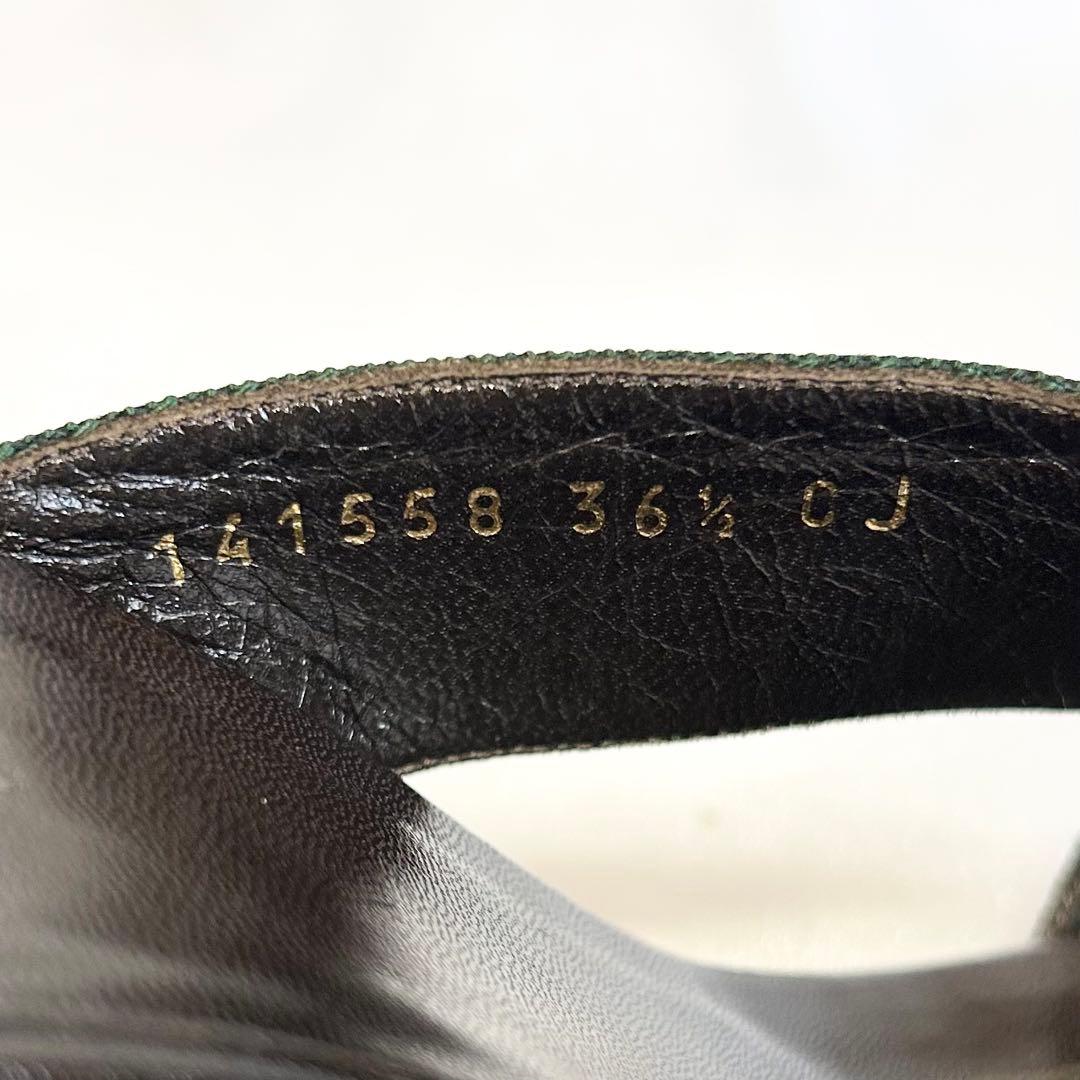 グッチ GUCCI ミュール パンプス ヒール ウェッジソール サンダル