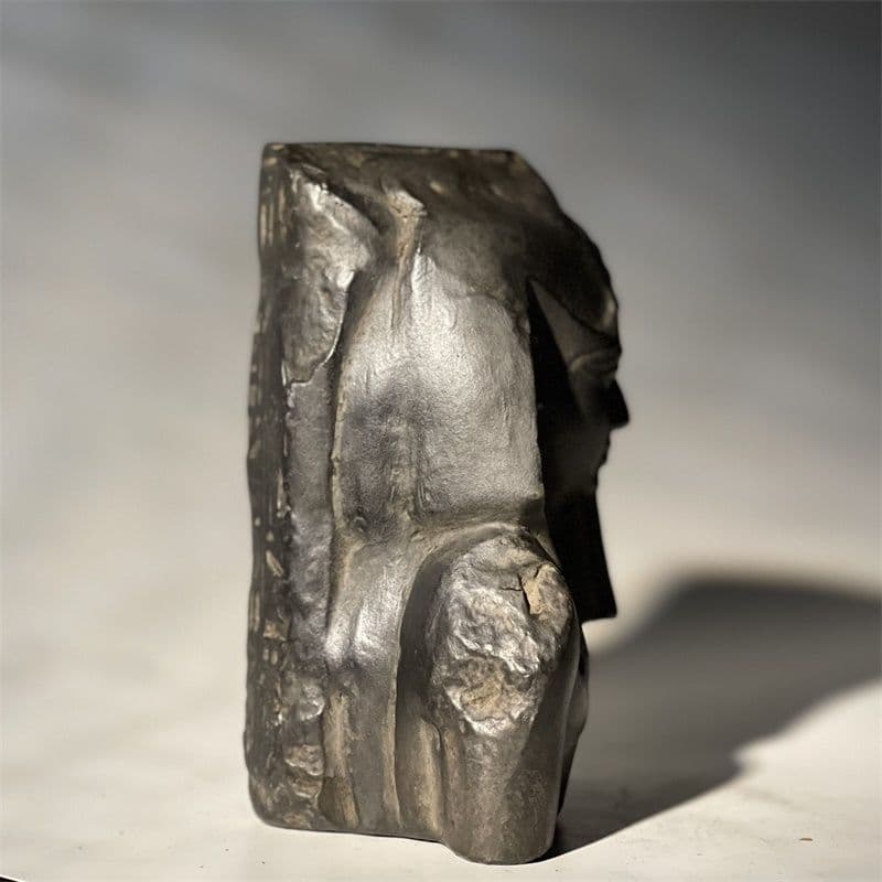 彫像ラムセス2世胸像 書棚 リビングテーブル 装飾品 現代工芸品 美術品 置物