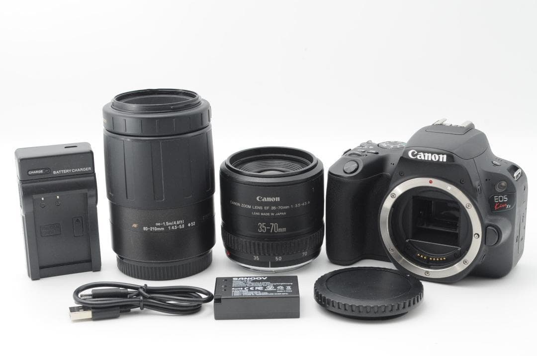 ▲美品⑧▲ハロウィンSALE▲ Canon EOS Kiss x9 ダブルレンズ