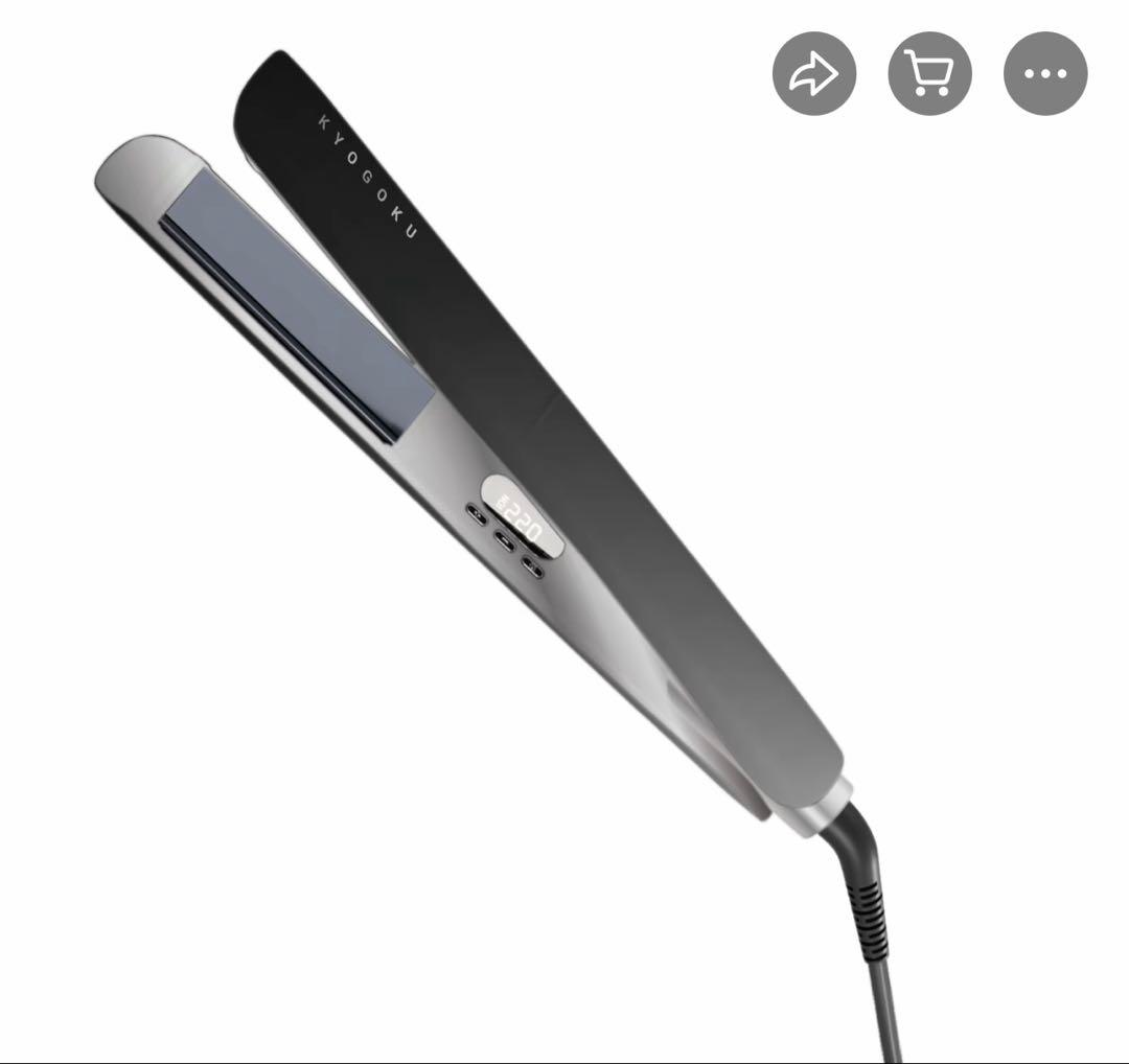新品未開封♡KYOGOKU♡ナノシルクストレートアイロン♡32mm