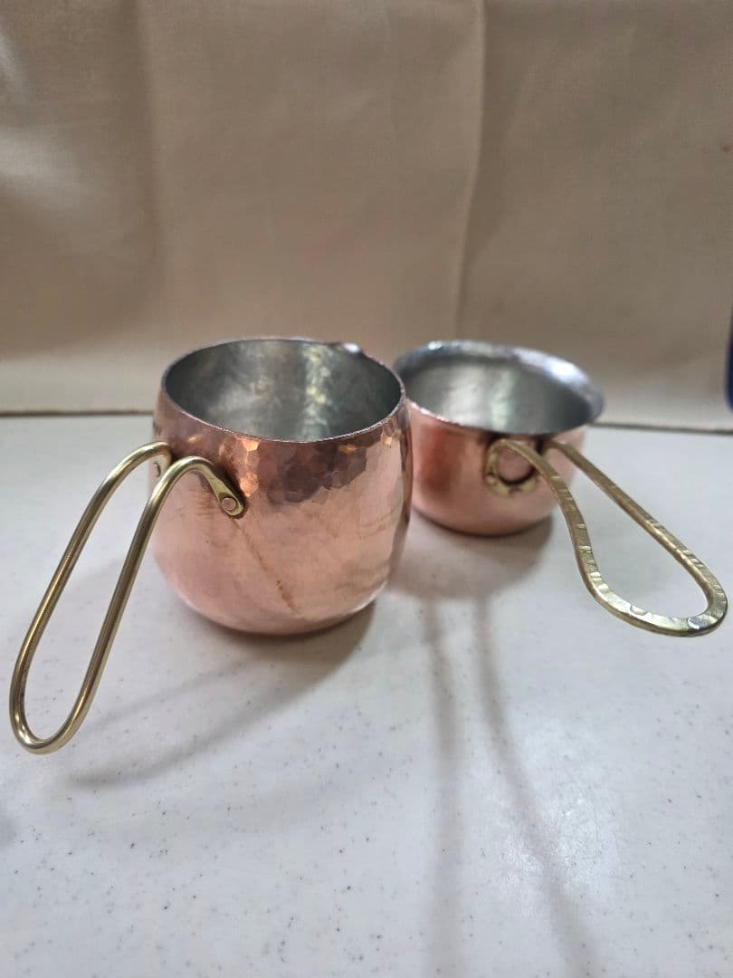 池田晴美　ケトル400ml　ミルクパンSet　銅