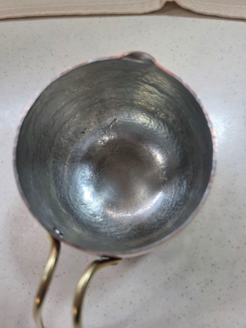 池田晴美　ケトル400ml　ミルクパンSet　銅