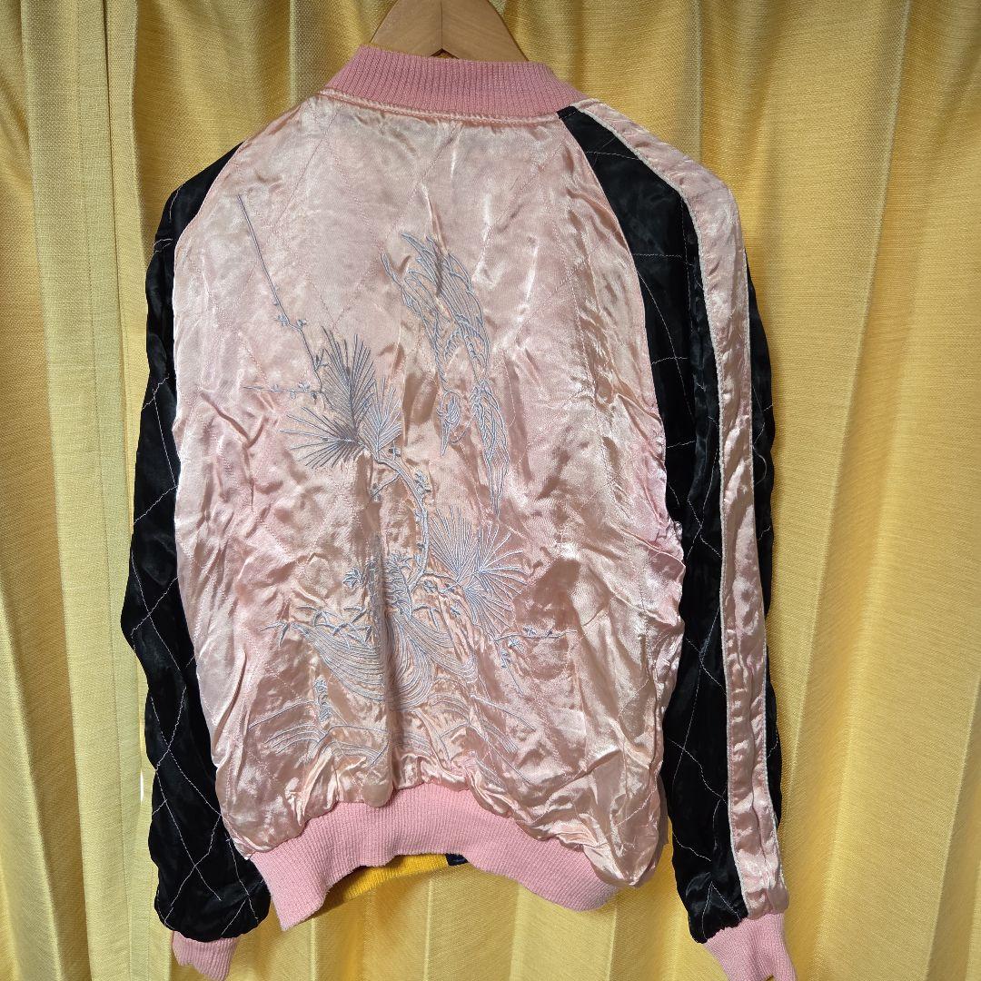 DENIME 初期 SHINS スカジャン リバーシブル 鯉 兜 鶴 亀