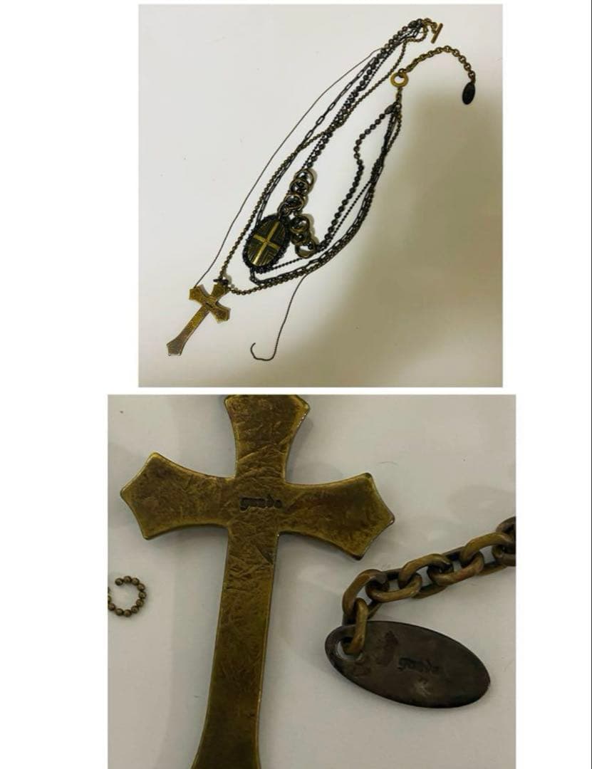 最終価格【Gunda】最高傑作Genesis期 Cross Necklace