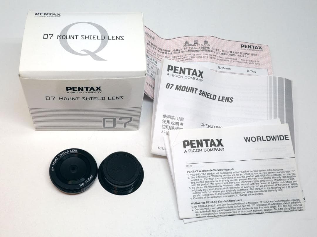 PENTAX 07 MOUNT SHIELD LENS Qマウント