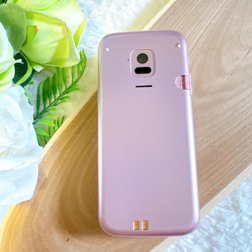 美品動作確認初期化済みピンク携帯ドコモF-01Mガラケーらくらくフォン