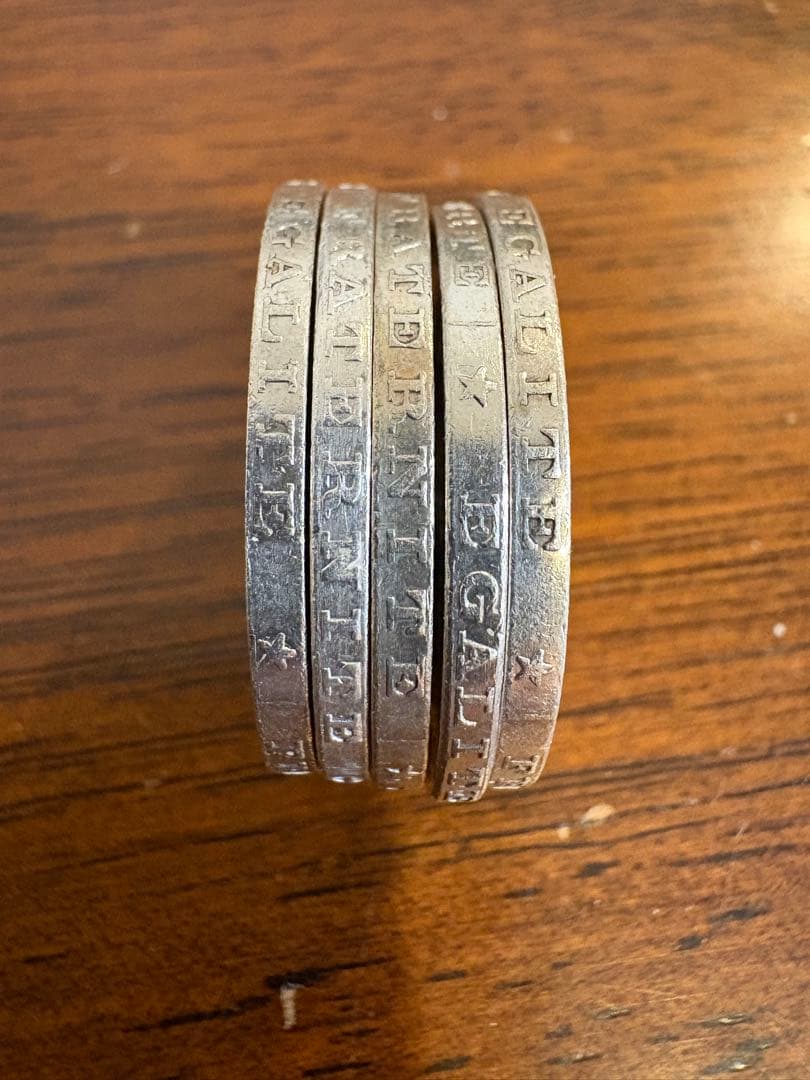 フランス　5フラン銀貨セット（1960-1964年）　#1