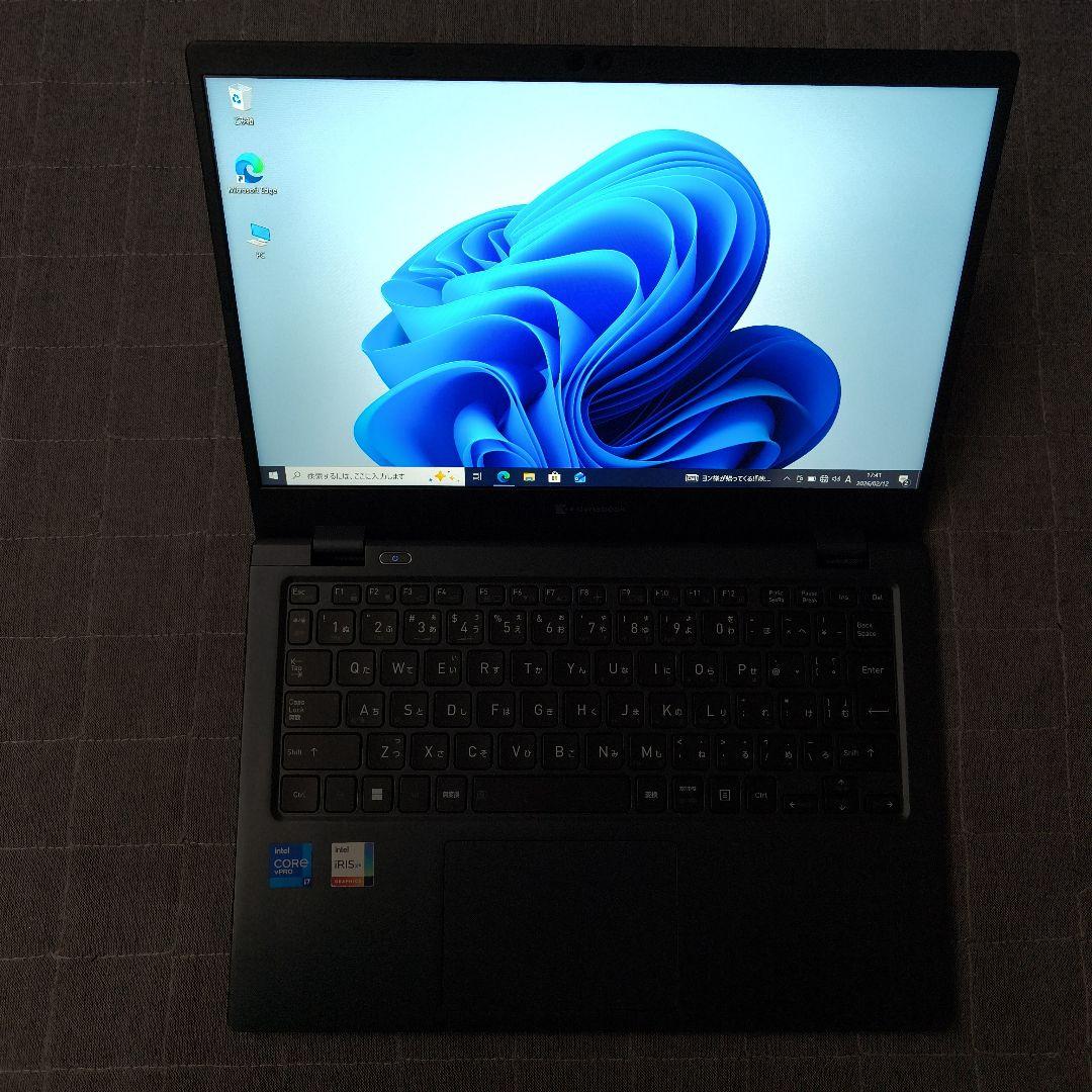 超美品 爆速 Dynabook 超軽量 11世代i7 24GB 1TB 21