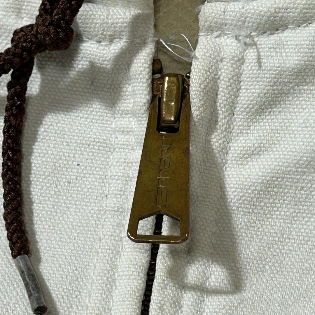 80-90s 星タグ USA製 ホワイト カーハート アクティブジャケット