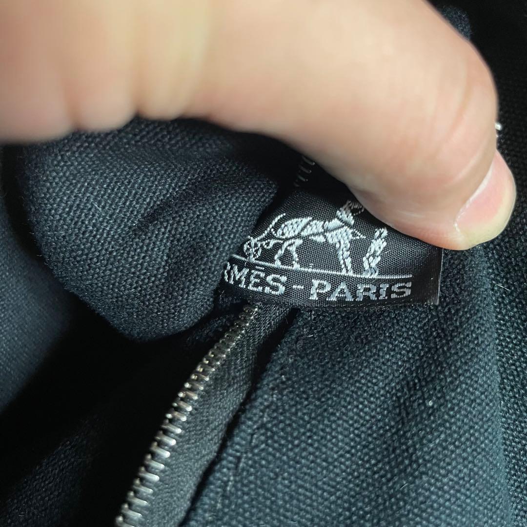 HERMES エルメス トロカホリゾンタルMM キャンバス トートバッグ