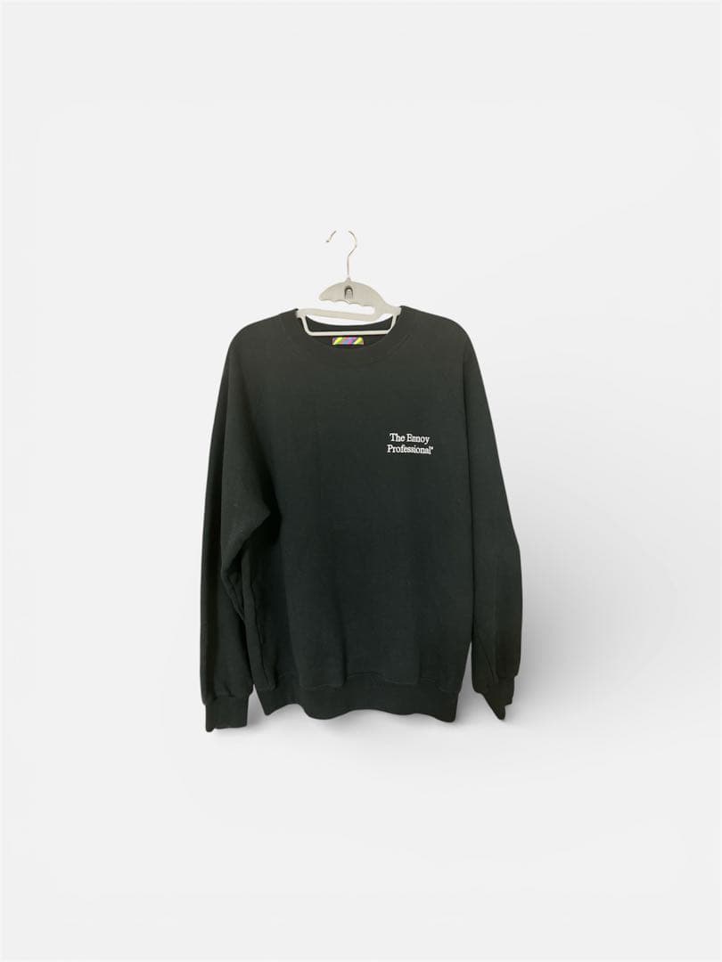 大人気‼️ The Ennoy Professional 黒トレーナー