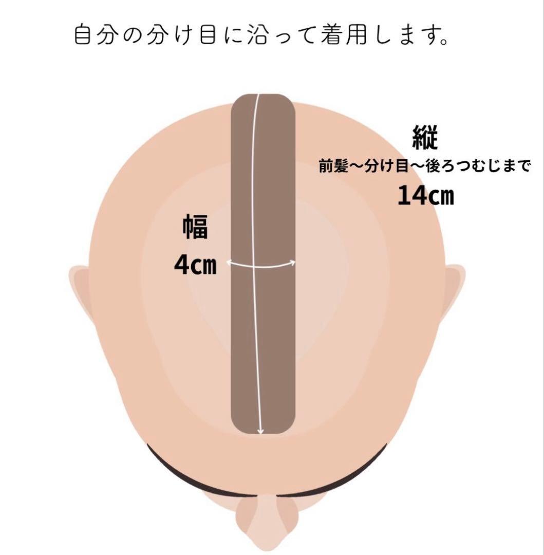 Hiro　フラッティス　人毛100%まるっとカバーピース［ロング用］