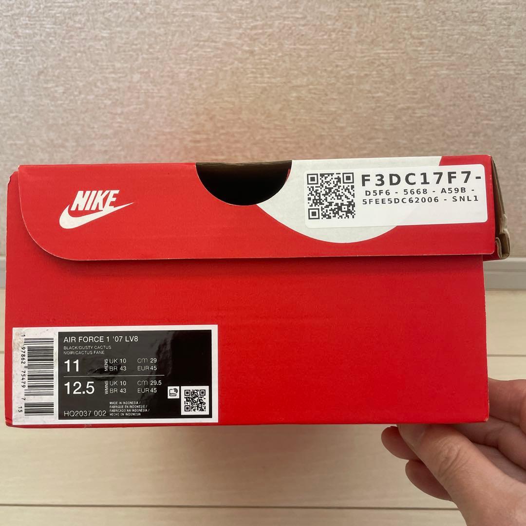 Nike Air Force1Lowブラックティファニー29.0cm鑑定済正規品