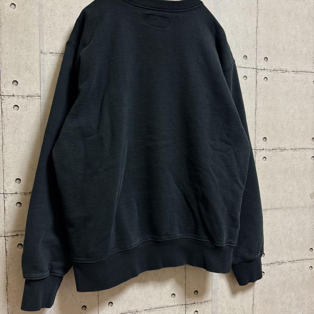 【状態◎、肉厚】thisisneverthat ブラック スウェット M ネバザ