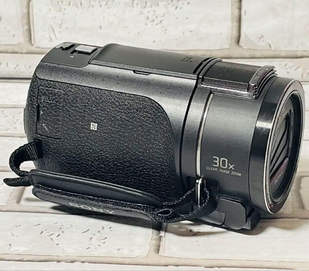 【中古】SONY 4K FDR-AX45 &SONYバッグ付　ビデオカメラ本体