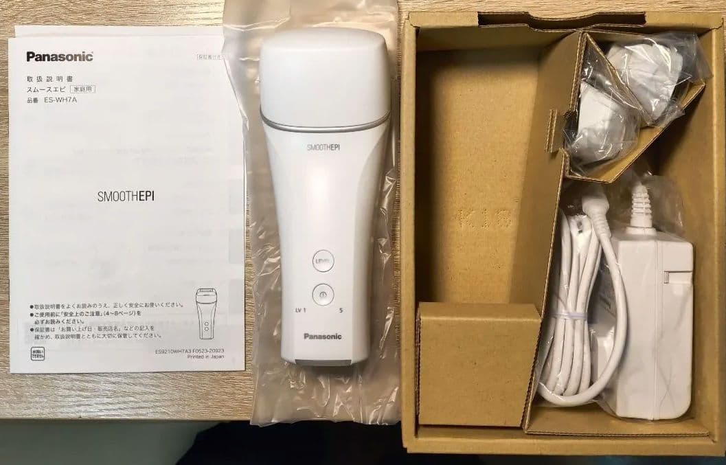 脱毛・除毛 Panasonic SMOOTHEPI ES-WH7A-W