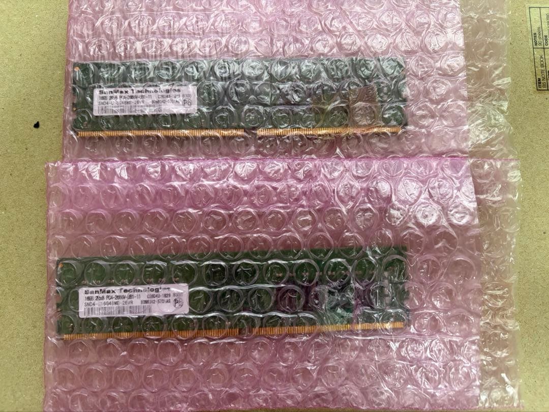 PC4-21300 DDR4 2666 32GB(16×2)PC4-2666V