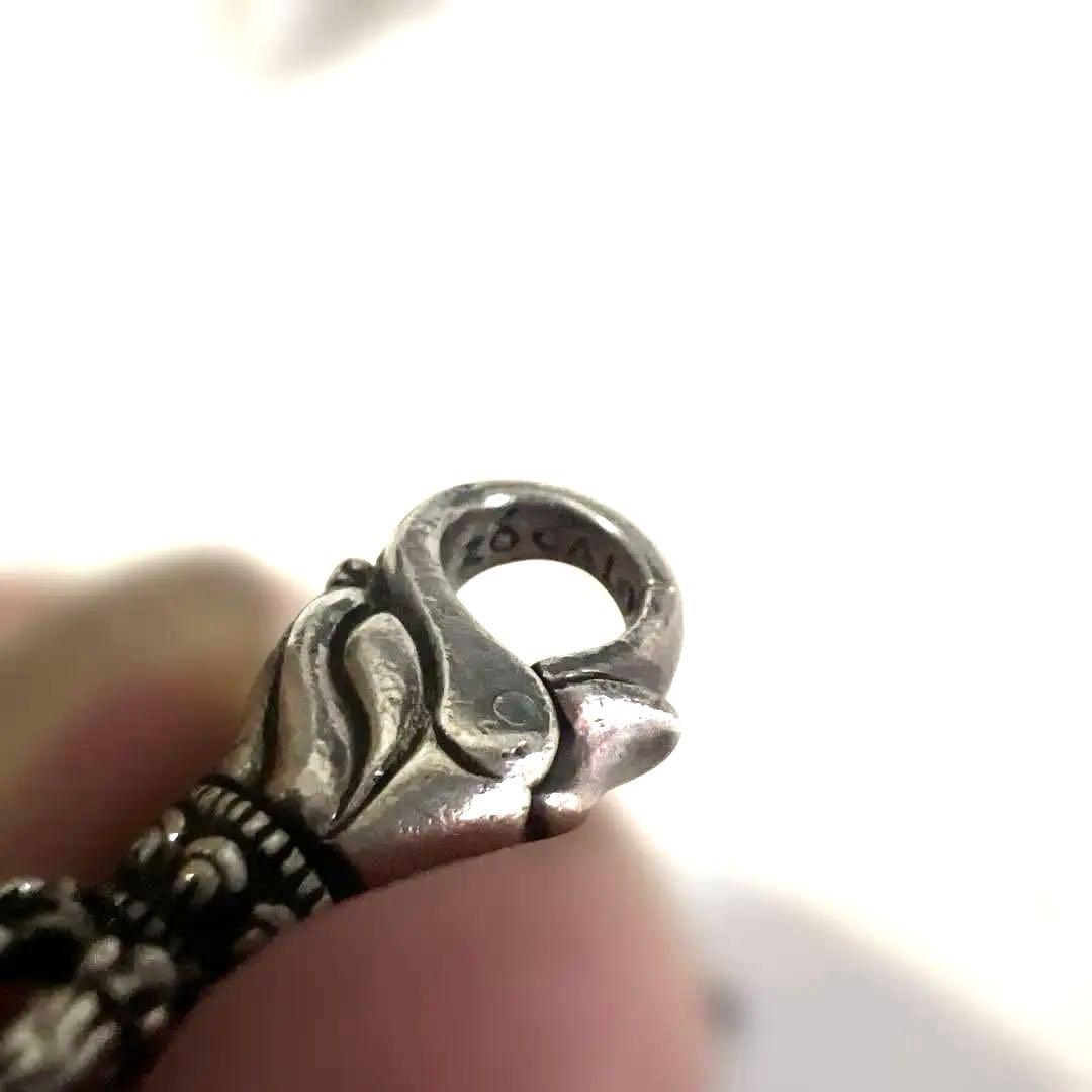 正規品 ZOCALO ダブル バードドージェ ブレスレットシルバー21cm