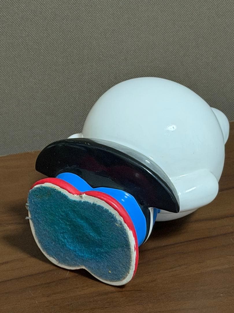 内藤ルネ❤️スーパーマン ネコ RUNE 陶器 ねこ 貯金箱 昭和レトロ