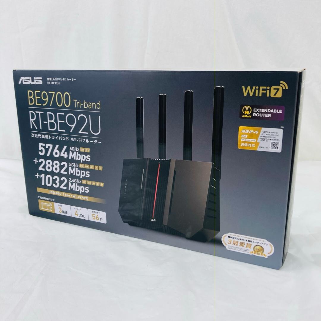 ほぼ新品 ASUS RT-BE92U 無線LANルーター