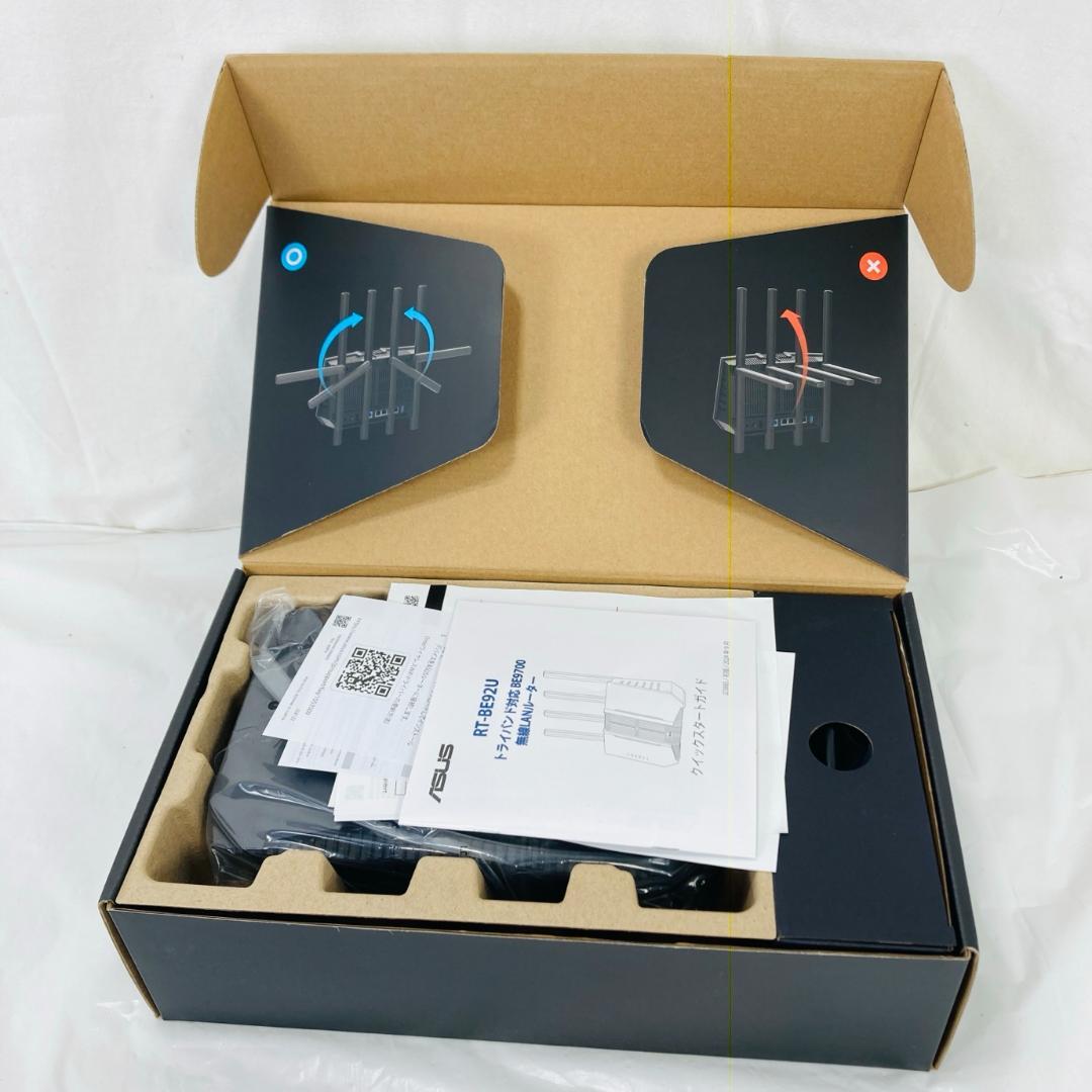 ほぼ新品 ASUS RT-BE92U 無線LANルーター