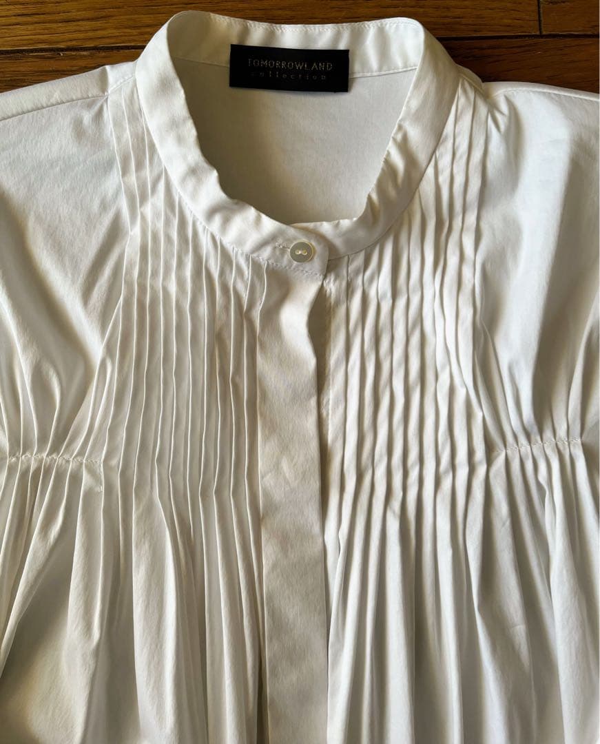 TOMORROWLAND collection ストレッチブロードブラウス