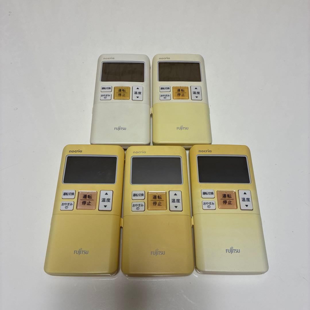 Fujitsu nocria エアコン用リモコン 5個セットAR-FAA1J