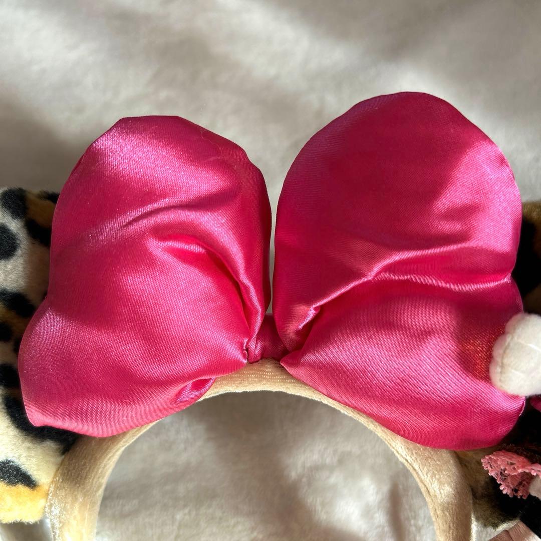 【状態良◎】　ディズニー　カチューシャ　ヒョウ柄　ミニー