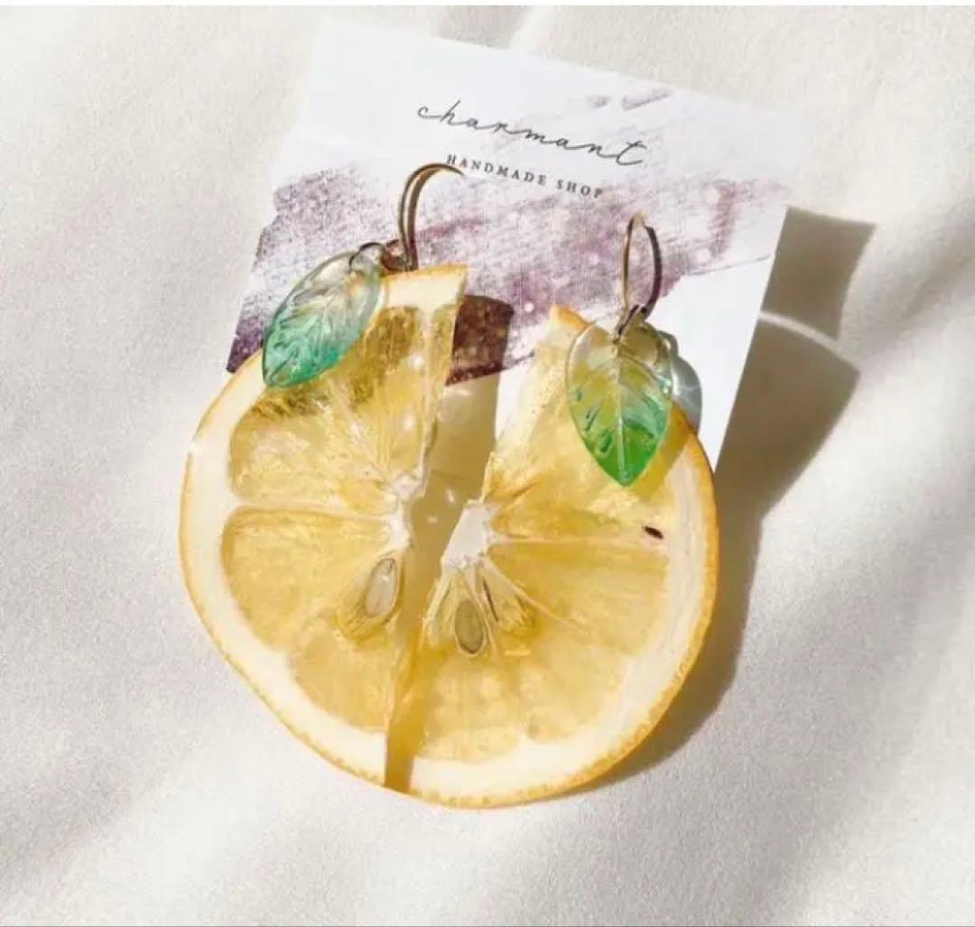 薔薇ピアス∗*゜/プリザーブドフラワー