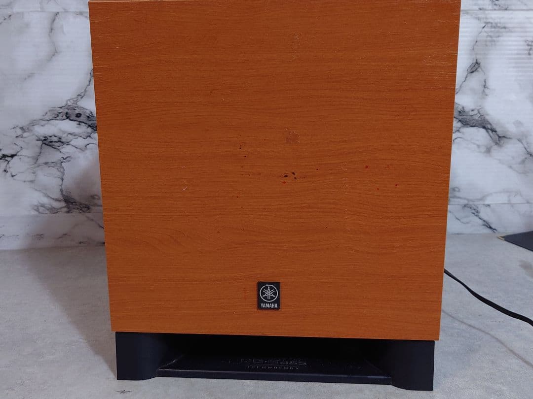 YAMAHA ヤマハ サブウーファー 1台 YST-SW010MC チェリー