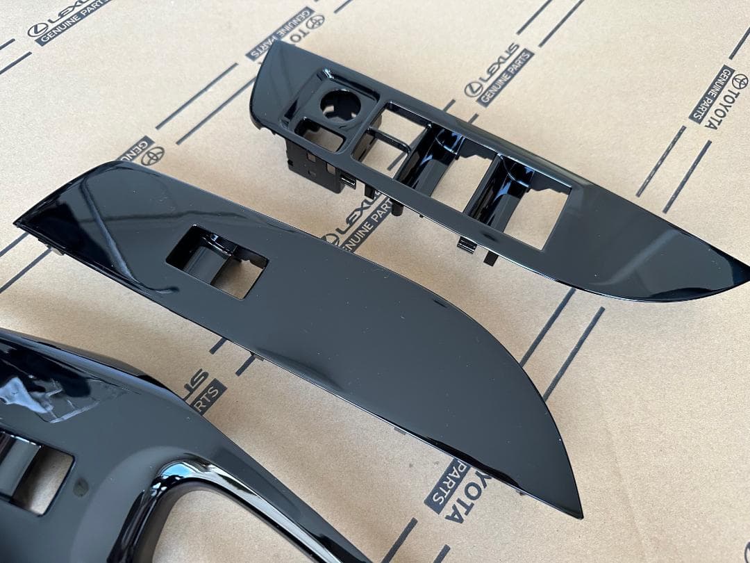 21#系カローラスポーツ★ピアノブラックウインドウパネル4枚セット